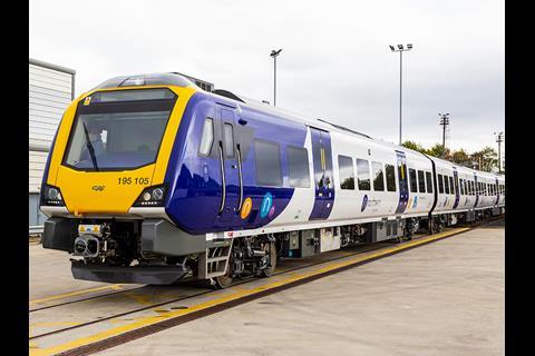 A CAF Class 195 diesel multiple-unit for the Northern franchise has been officially unveiled.